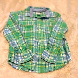 Toddler Boys Button Up Dress Shirt-4T